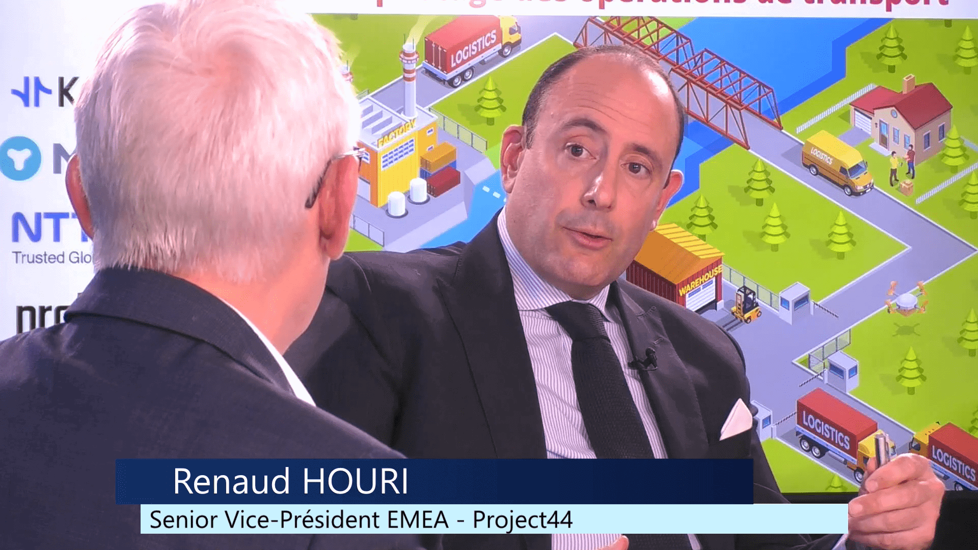 Renaud Houri de Project44 table ronde visibilité transport