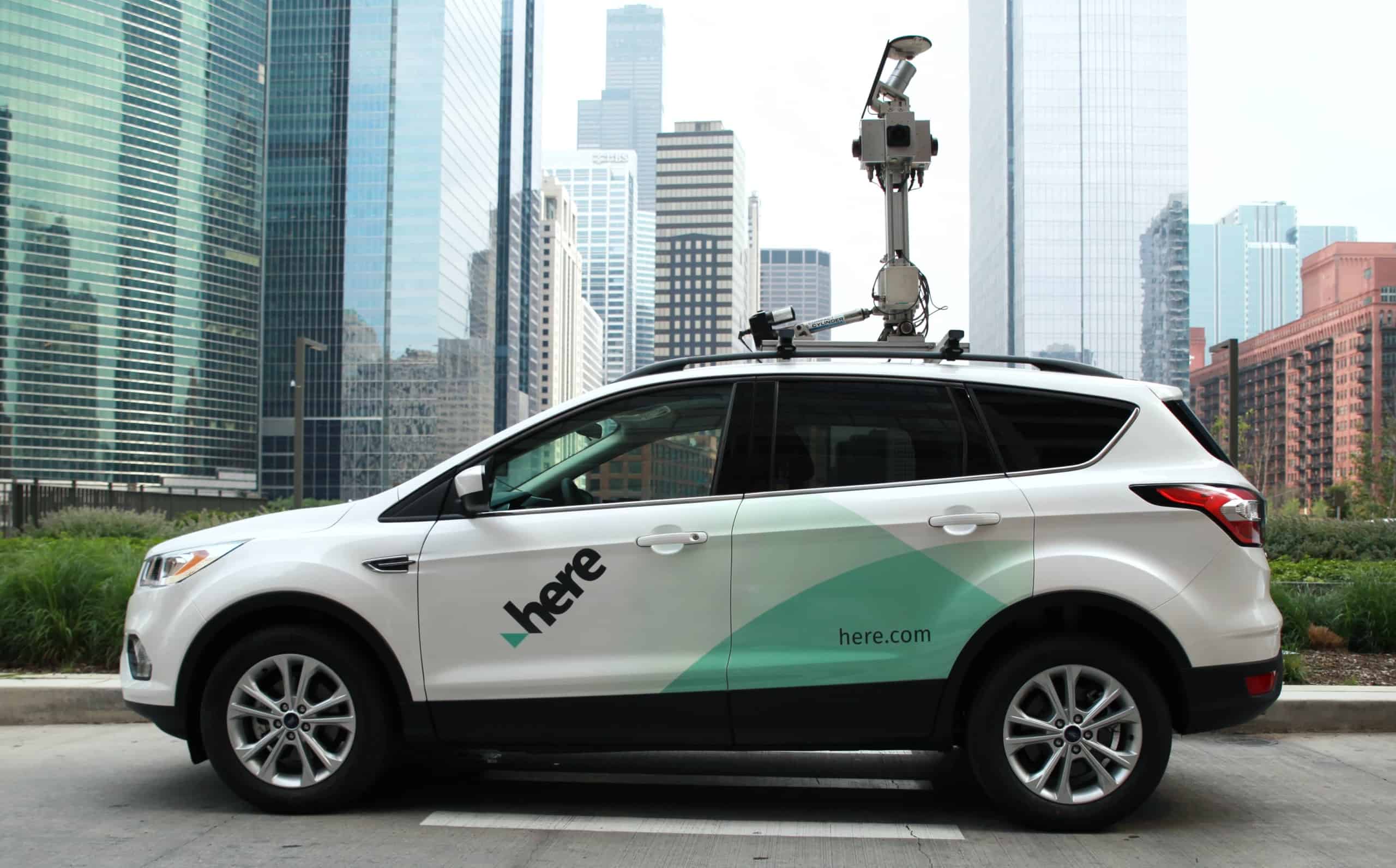HERE car Chicago données trafic optimisation tournées traffic data route optimization