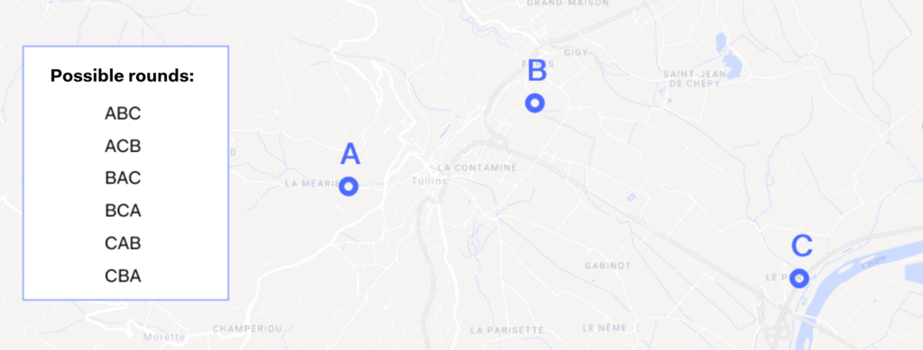 Possible rounds