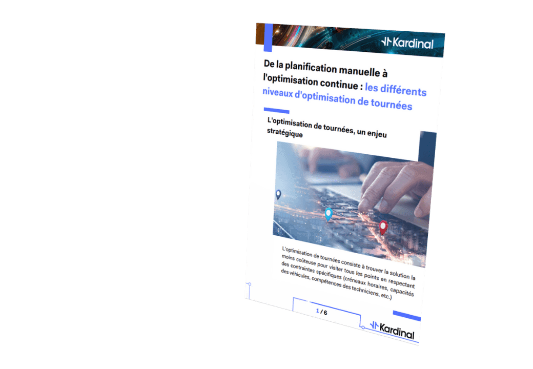 Rapport différents niveaux d'optimisation de tournées