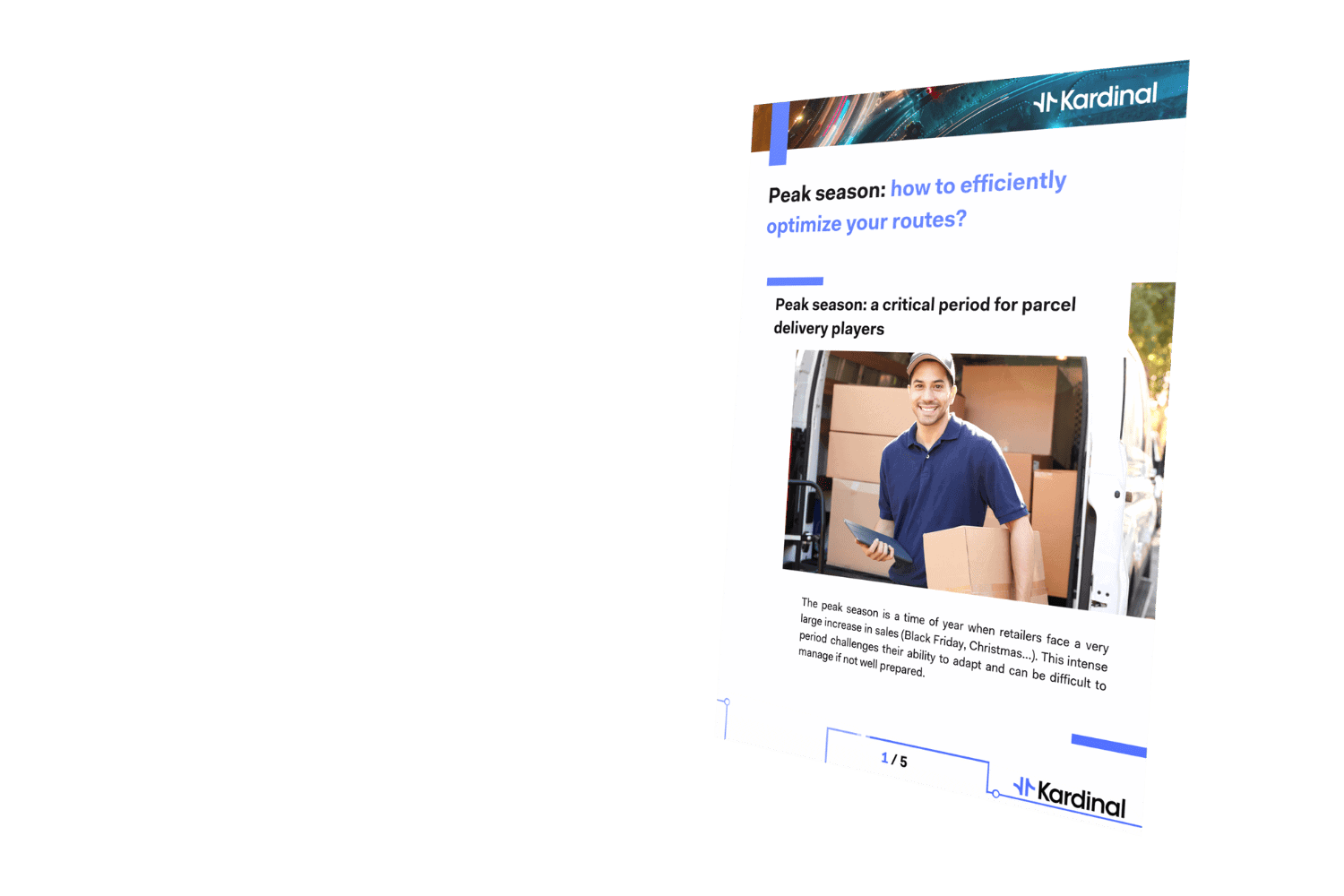 Report Peak season how to efficiently optimize your routes