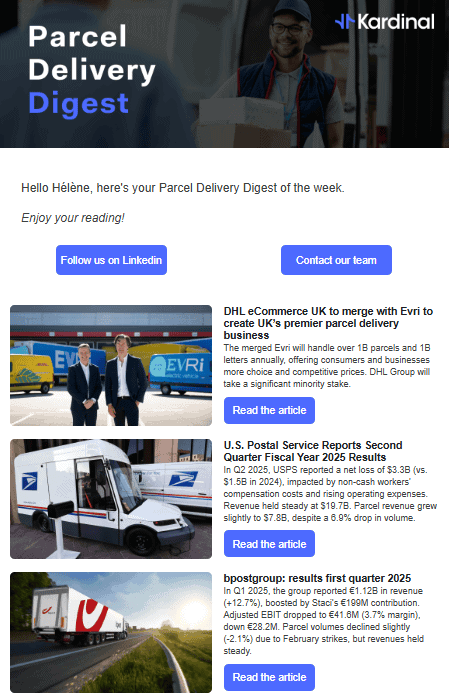 Parcel Delivery Digest