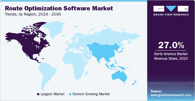 Route optimization software market in the world
