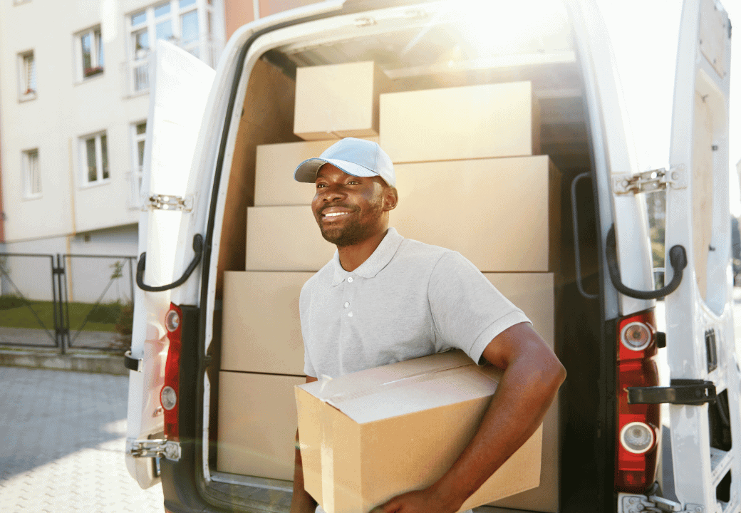 Route optimization for parcel delivery